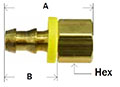 PO Rigid Female Adapter Diagram